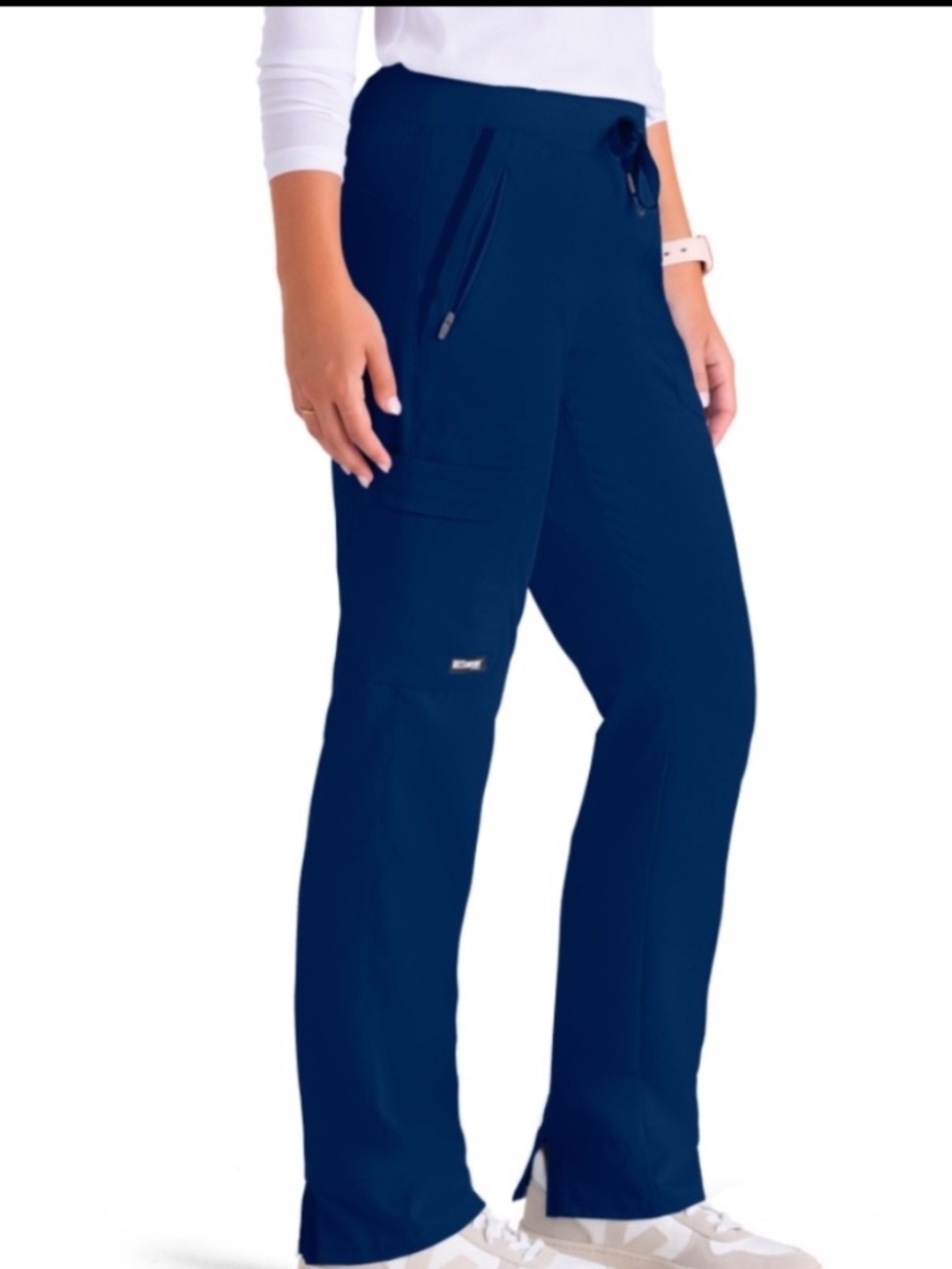 Grey’s Anatomy by Barco Impact Indigo Blue Scrub Pants Women’s Size LT
